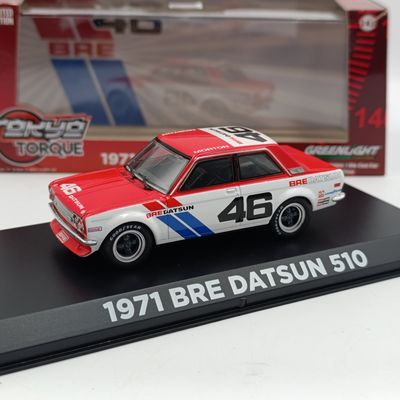 Greenlight Tokyo Torque 1971 BRE Datsun 510 racing model car - scale 1/43