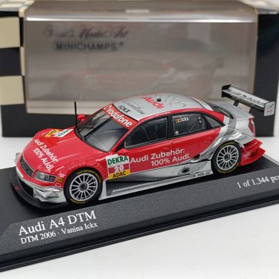 MiniChamps Audi A4 DTM 2006 Vanina Ickx model car - scale 1/43