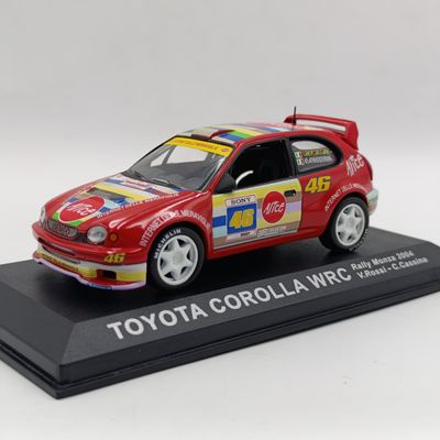 Toyota Corolla WRC 2004 Rally Monza die-cast model car - scale 1/43
