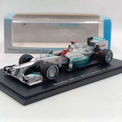 Spark Mercedes AMG W03 Formula 1 Monaco GP 2012 race car model - Michael Schumacher - scale 1/43