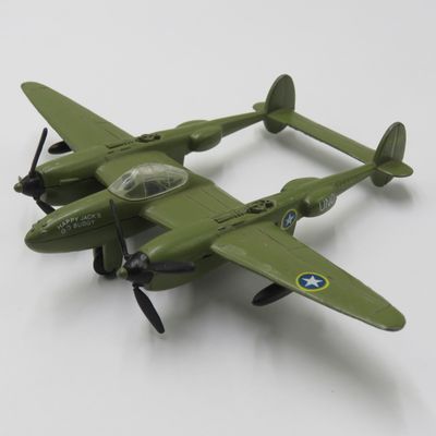US Air Force P-38 Lightning "Texas Terror" die-cast model plane