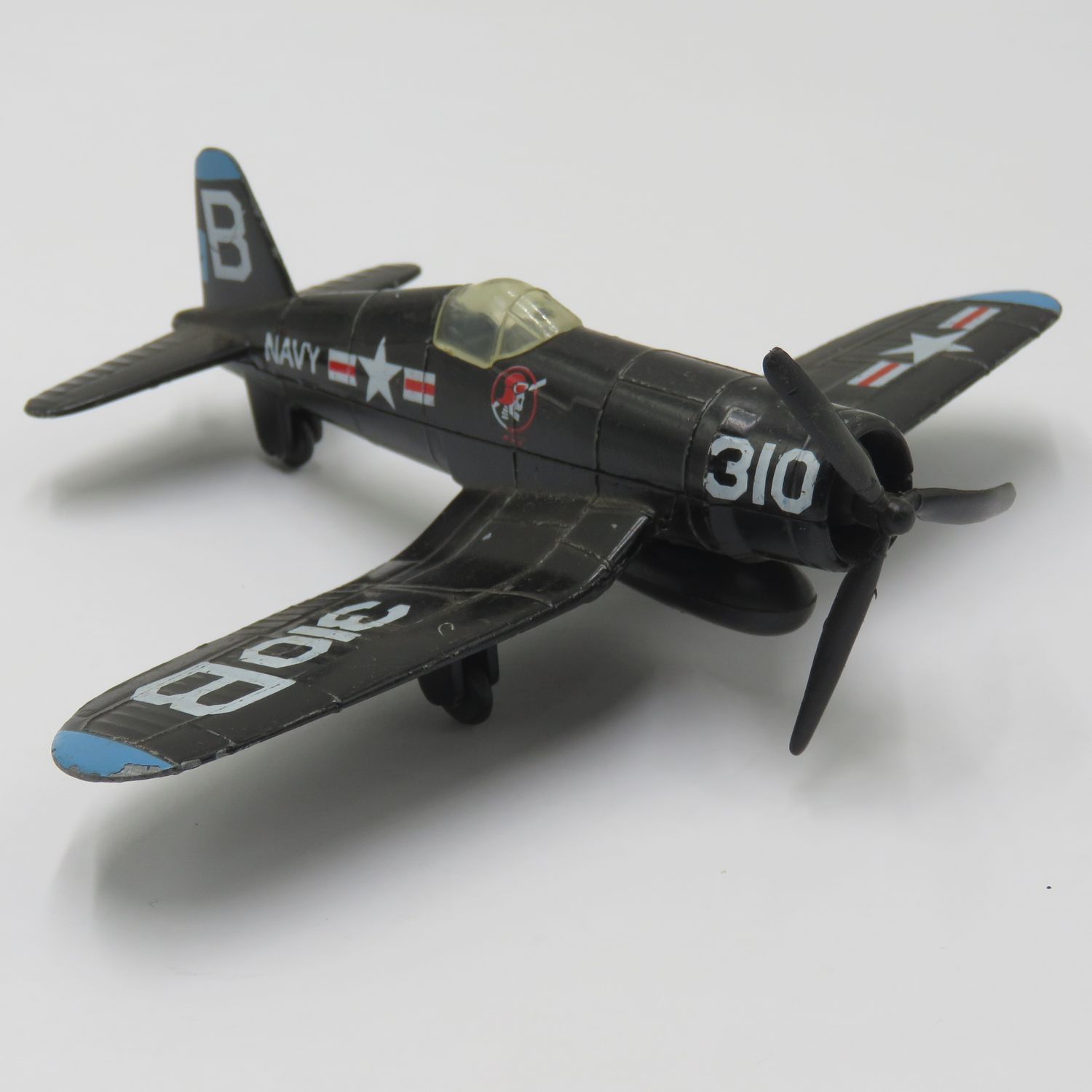 US Navy F4J Corsair die-cast model plane