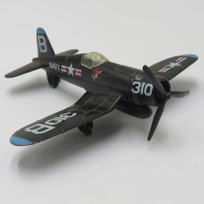 US Navy F4J Corsair die-cast model plane