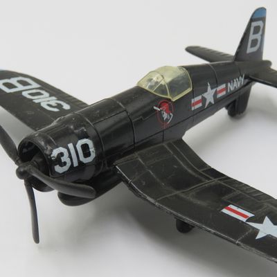 US Navy F4J Corsair die-cast model plane