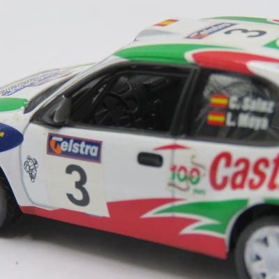 Toyota Corolla WRC die-cast rally model car - scale 1/43