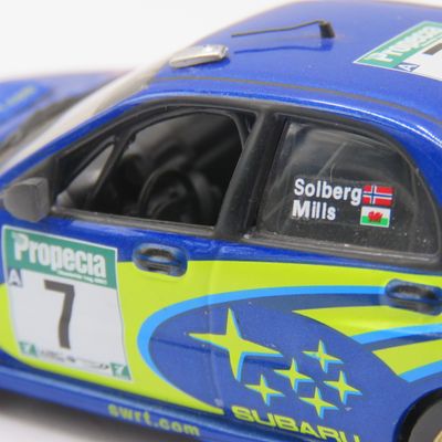 Subaru Impreza WRC #7 die-cast rally model car - scale 1/43