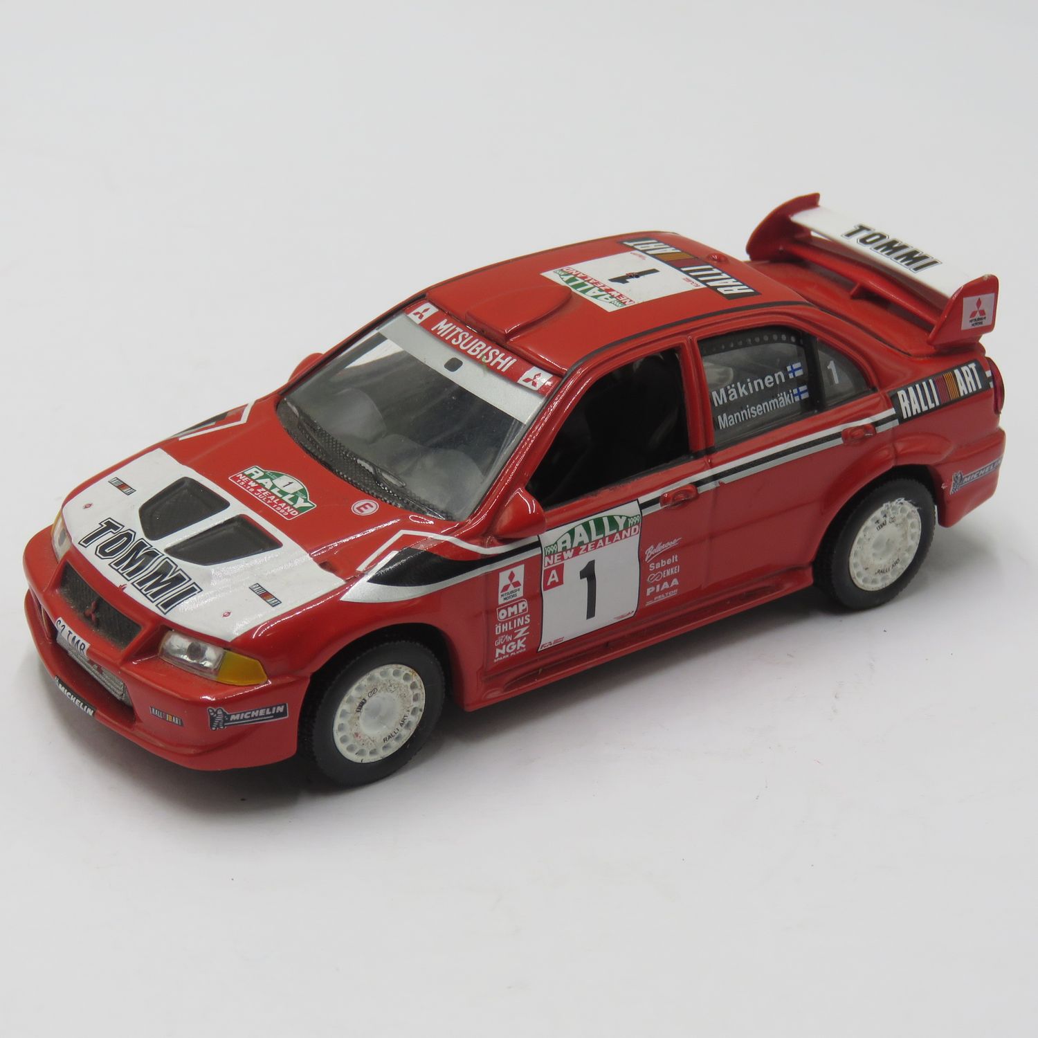 Mitsubishi Lancer Evolution VI die-cast rally model car - scale 1/43