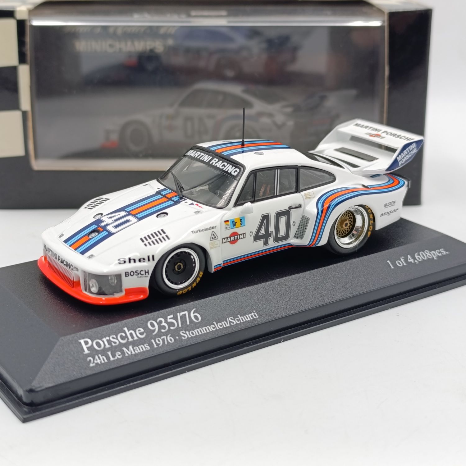 MiniChamps Porsche 935/76 #40 24h Le Mans 1976 race car model - scale 1/43