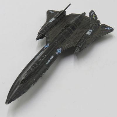 US Air Force SR-71 BlackBird die-cast model plane