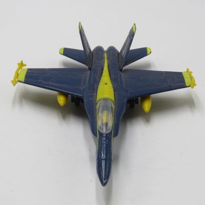 F-18 Hornet die-cast model plane - Blue Angels