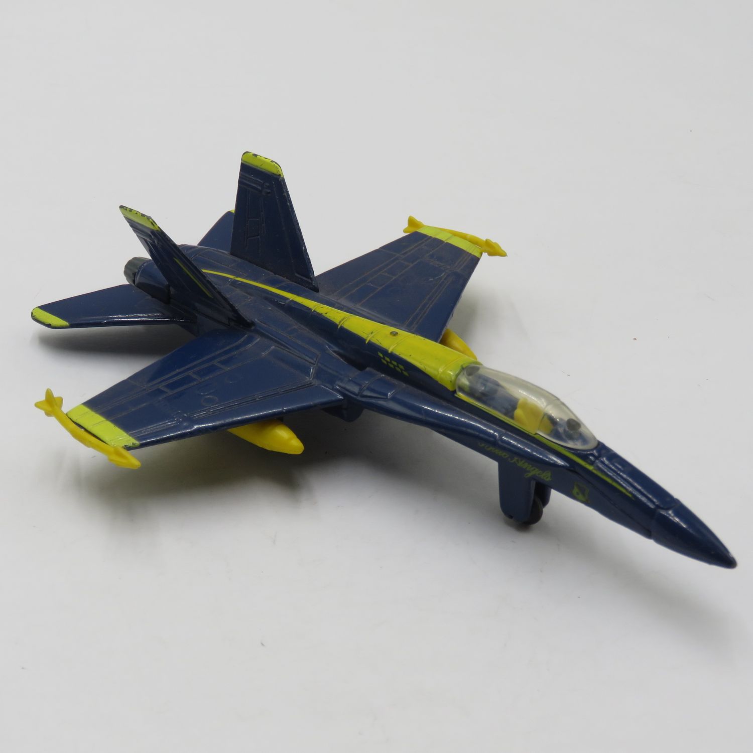 F-18 Hornet die-cast model plane - Blue Angels