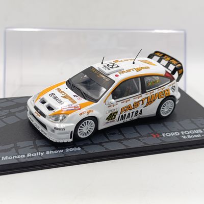 Ford Focus RS WRC #46 Valentino Rossi 2006 Monza Rally show die-cast car - scale 1/43