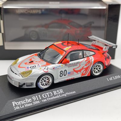 MiniChamps Porsche 911 GT3 RSR #80 24h Le Mans 2006 race car model - scale 1/43