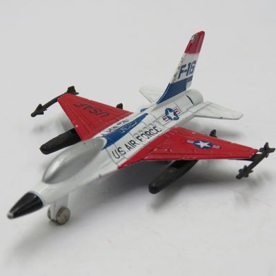 US Air Force F-16 Fighting Falcon die-cast model plane