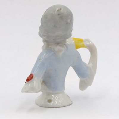 Antique small porcelain doll bust