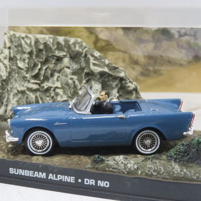 James Bond 007 Sunbeam Alpine die-cast model Car - Dr No - scale 1-43