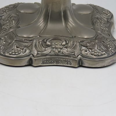 Vintage silverplated 3-arm candlestick