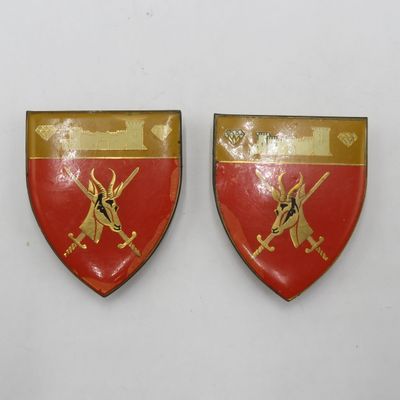 Set of SADF South West Windhoek Command shoulder flashes
