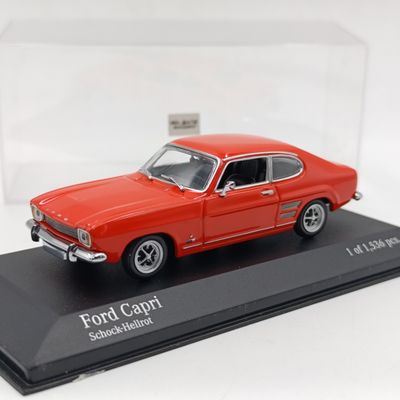 MiniChamps Ford Capri MK1 die-cast model car - scale 1/43
