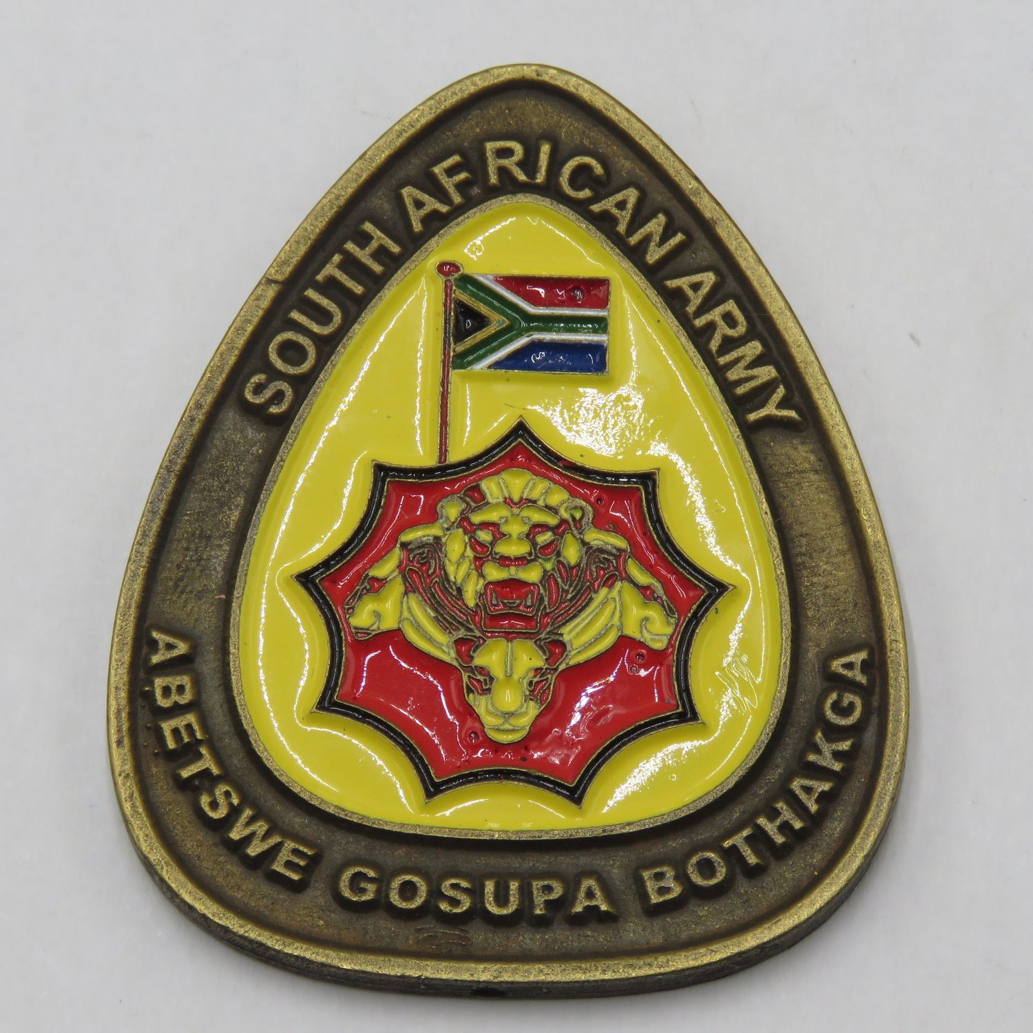 South African Army Support Formation Warrant Officer medallion