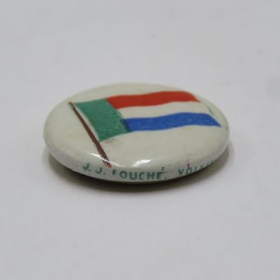 Vintage Old Transvaal flag lapel pin badge