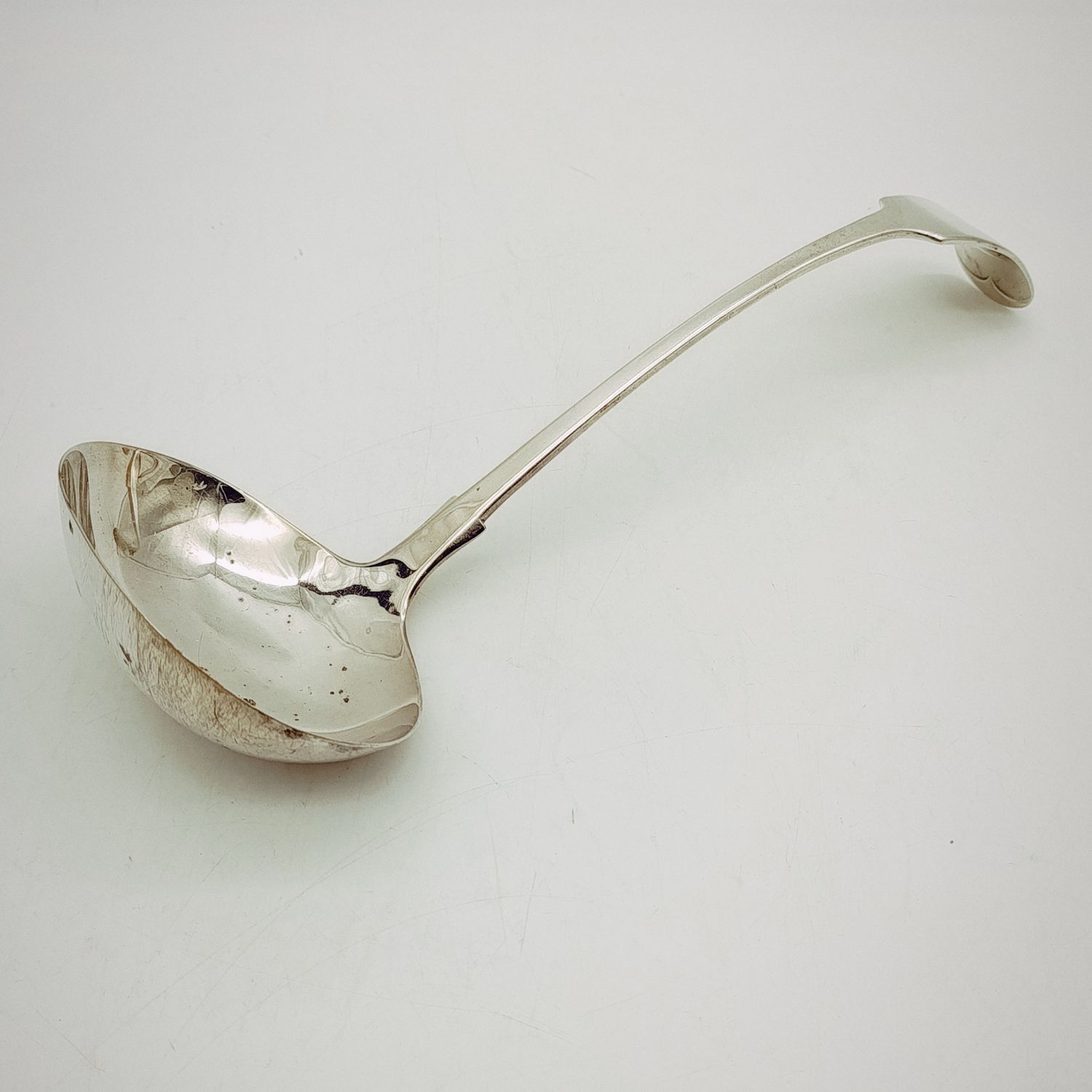 Vintage A1 silverplated soup ladle