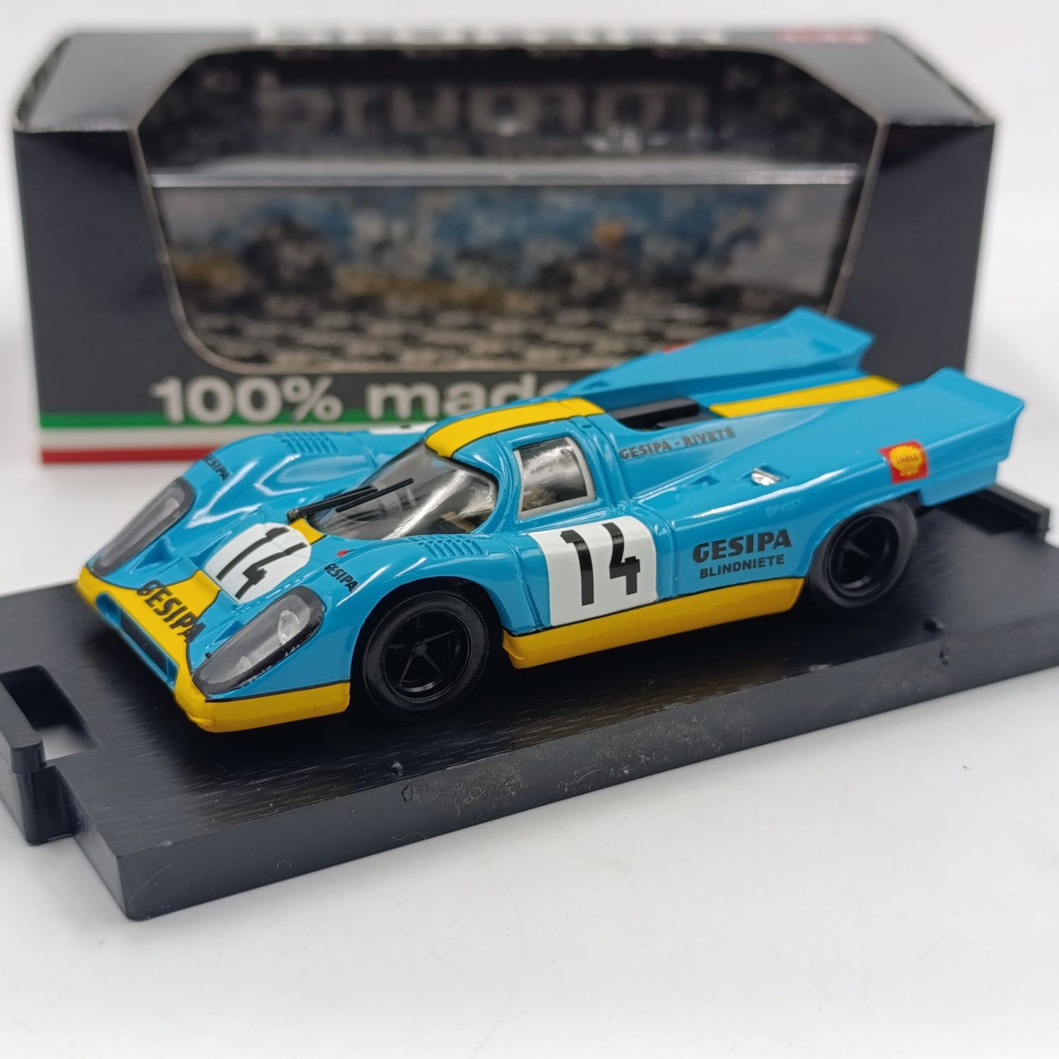 Brumm #R422 Porsche 917k 1970 Monza 1000km race car model - scale 1/43