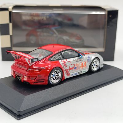 MiniChamps 2007 Porsche 911 GT3 RSR #44 race car model - scale 1/43