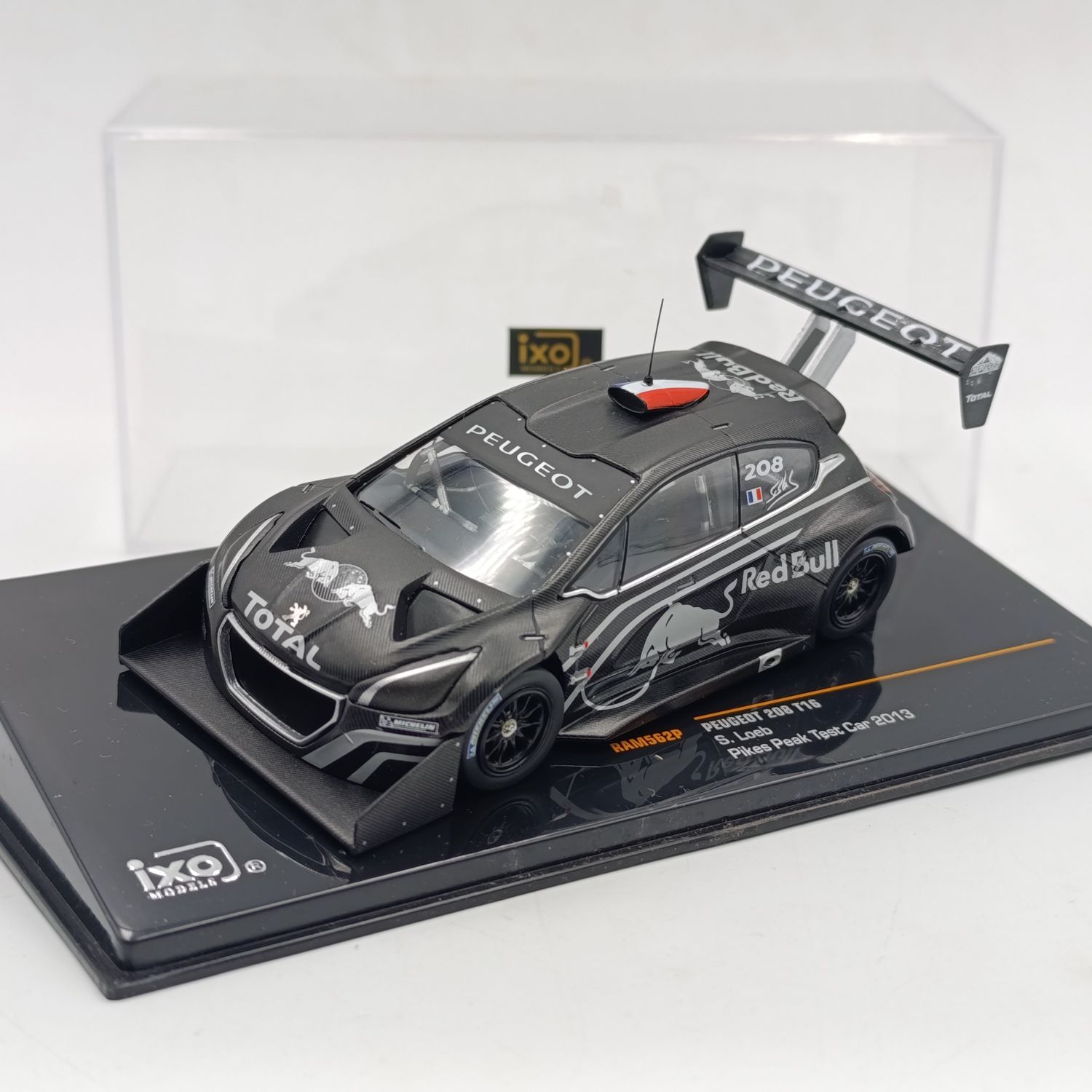 IXO Models Peugeot 208 T16 2013 Pikes Peak test car model - scale 1/43