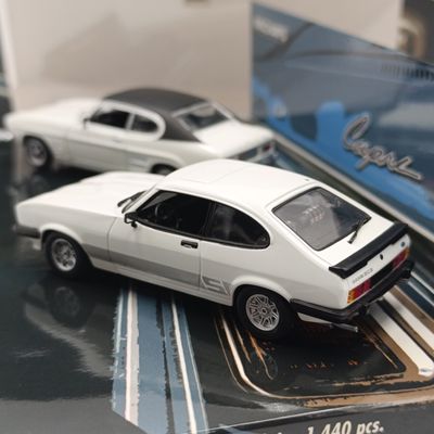 MiniChamps Ford Capri 40th Anniversary set - Ford Capri I and Ford Capri III - scale 1/43