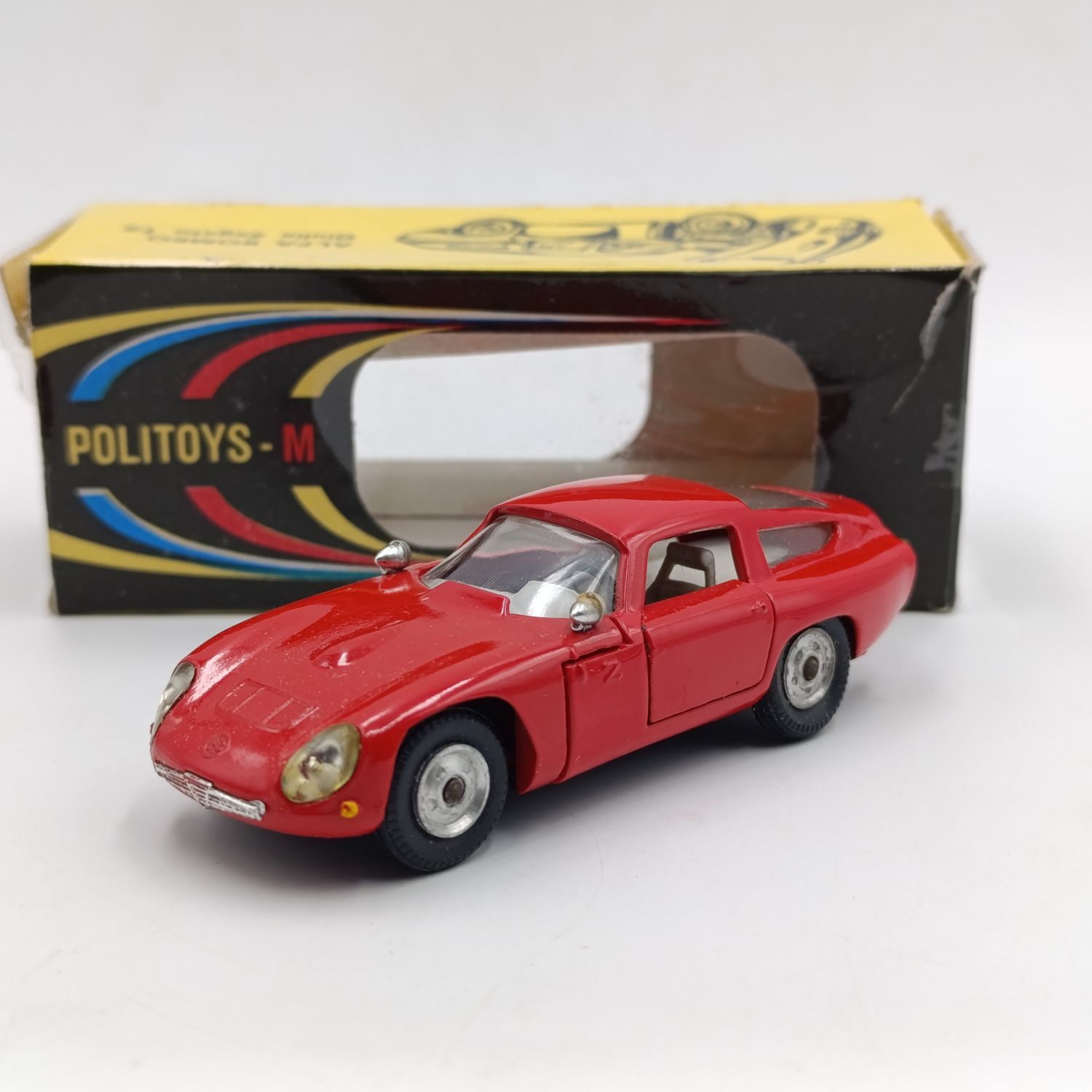 Politoys-M #516 Alfa Romeo Giulia Zagato TZ die-cast model car - scale 1/43