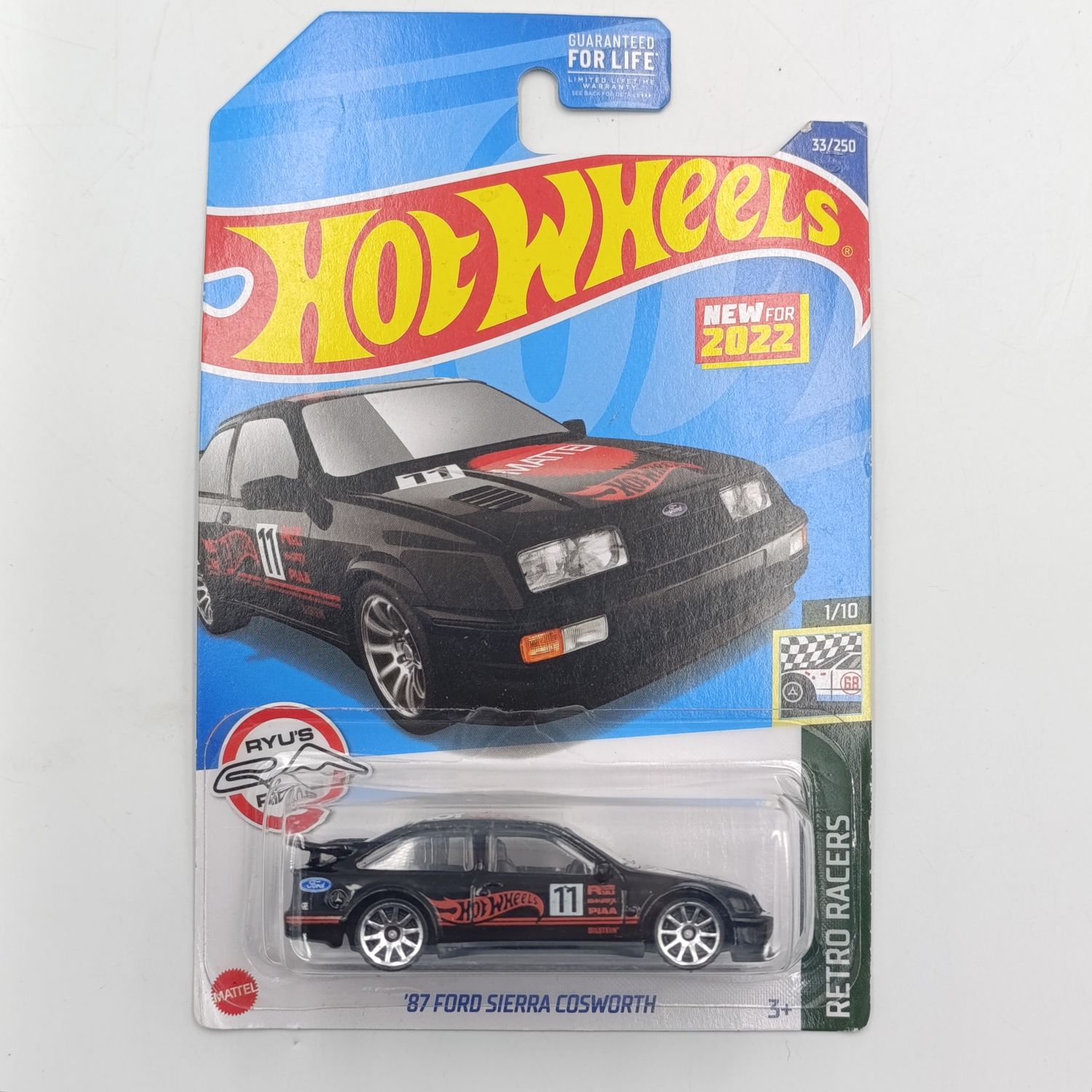 Hot Wheels 1987 Ford Sierra Cosworth die-cast car - sealed