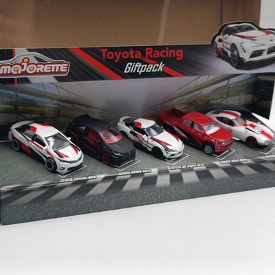 Majorette Toyota Racing gift pack with 5 cars