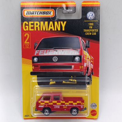 Matchbox Germany 1990 Volkswagen Transporter Crew cab die-cast car - sealed