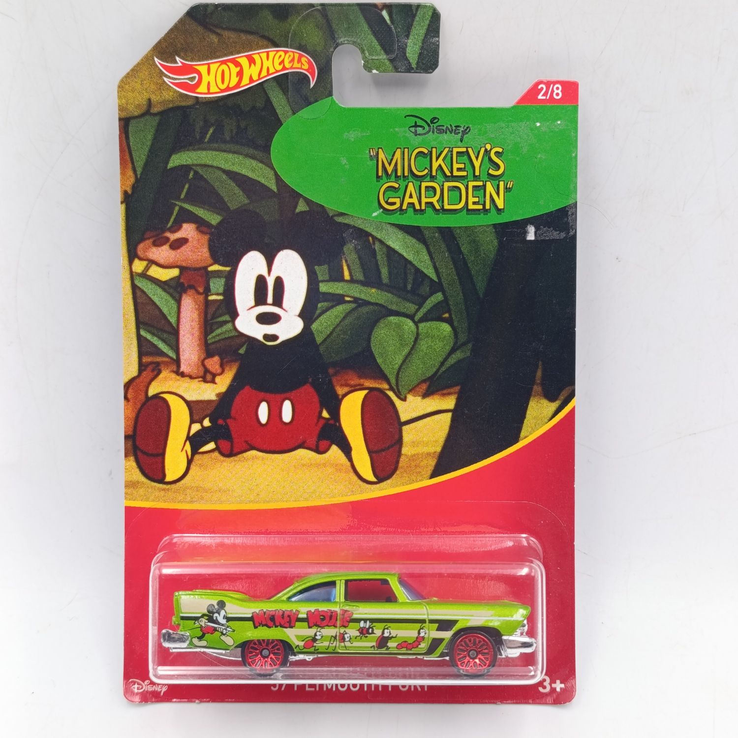 Hot Wheels Mickey Mouse 1957 Plymouth Fury die-cast car - sealed