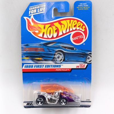 Hot Wheels 1999 First Edition Popcycle toy car #13 of 26 - sealed
