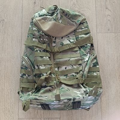 Camo colour military style backpack with Molle strap design