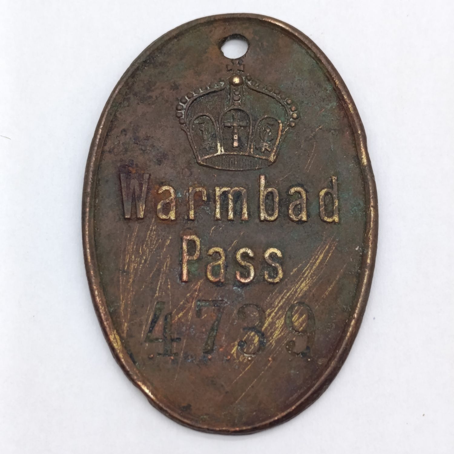 German South West African Warmbad Herero Pass no 4739 - very good condition