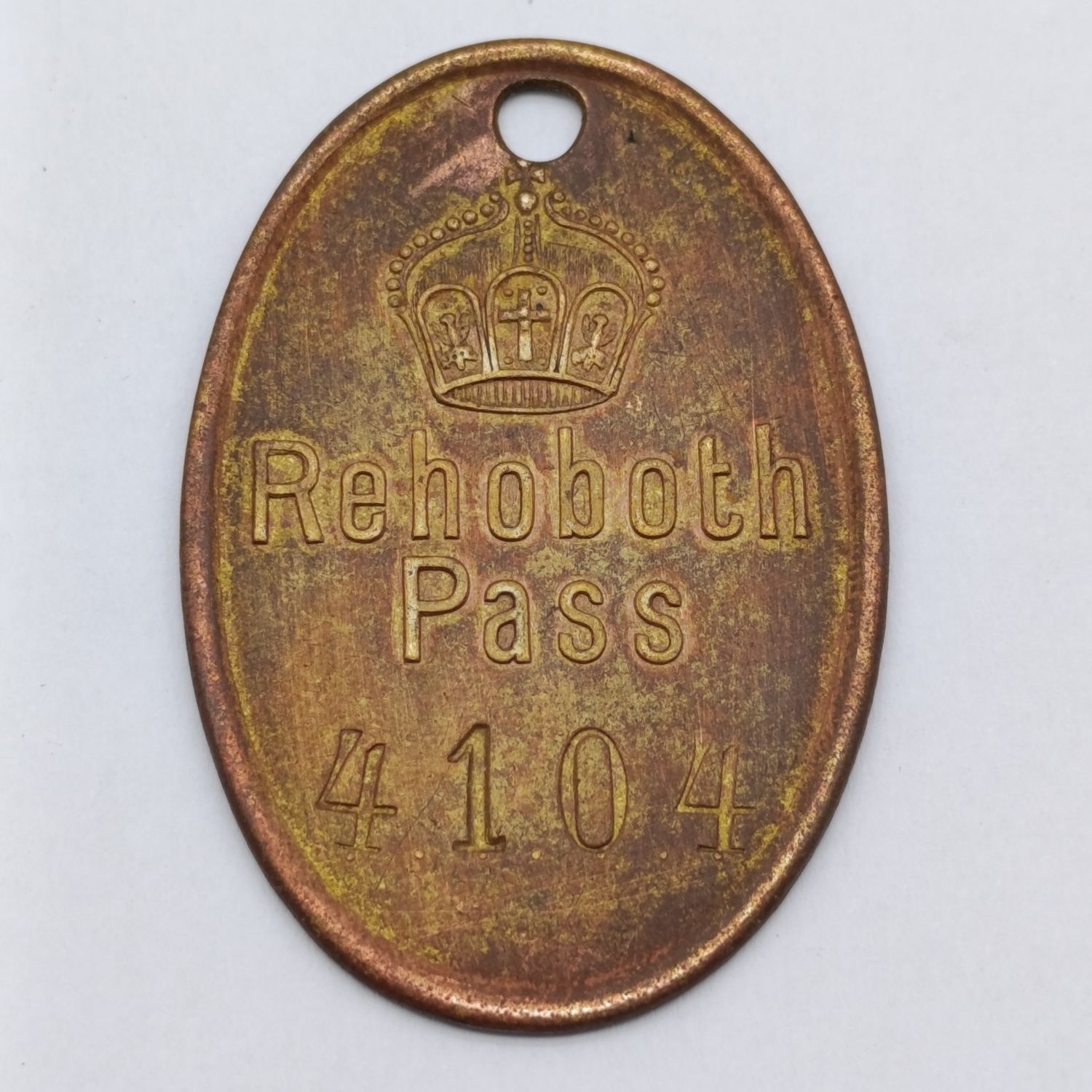 German South West African Rehoboth Herero Pass no 4104 - very good condition
