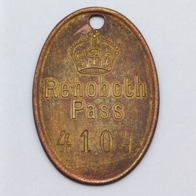 German South West African Rehoboth Herero Pass no 4104 - very good condition