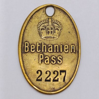 German South West African Bethanien Herero Pass no 2227 - very good condition