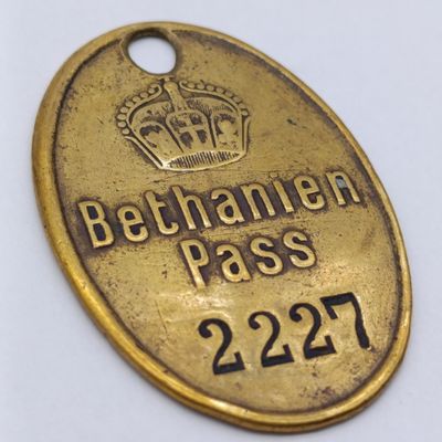 German South West African Bethanien Herero Pass no 2227 - very good condition