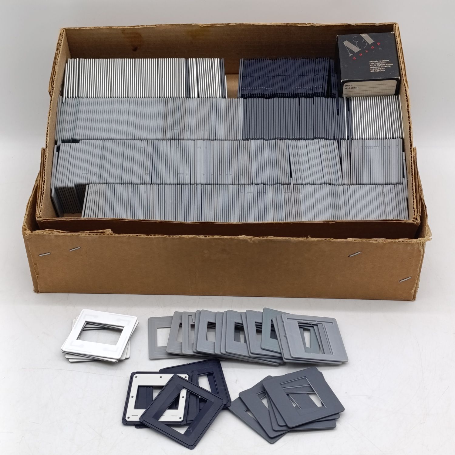 Large lot of 35mm photo slides - unused