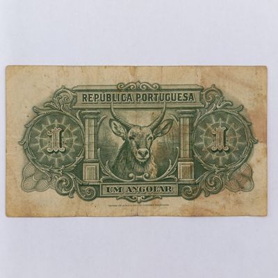 1 Angolar banknote Portuguese Angola - 6 Oct 1948