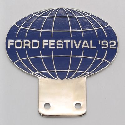 Vintage Ford Festival '92 car badge