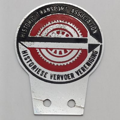 Vintage Historic Transport Association car badge