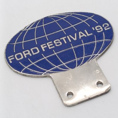 Vintage Ford Festival '92 car badge