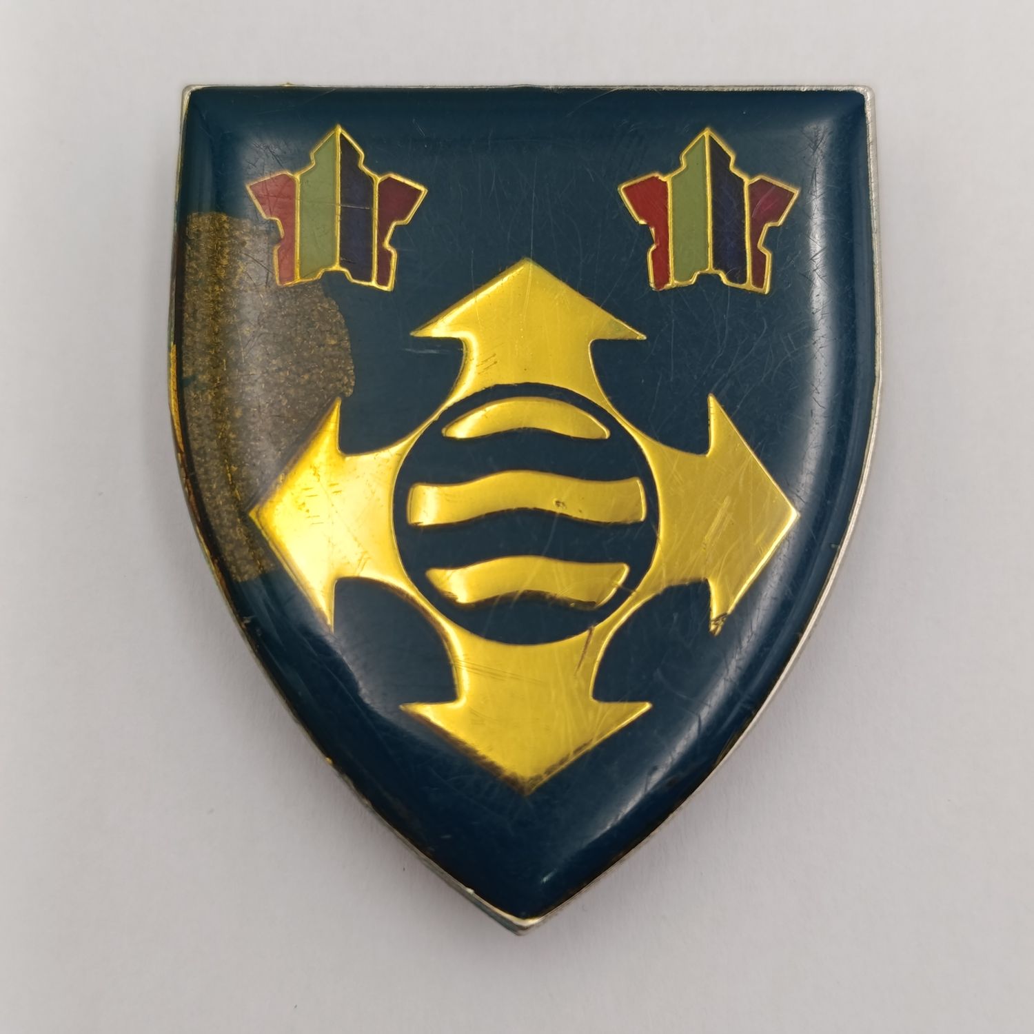SADF 11 Supply and Transport Unit Shoulder Flash - Secondhand South African Military Insignia