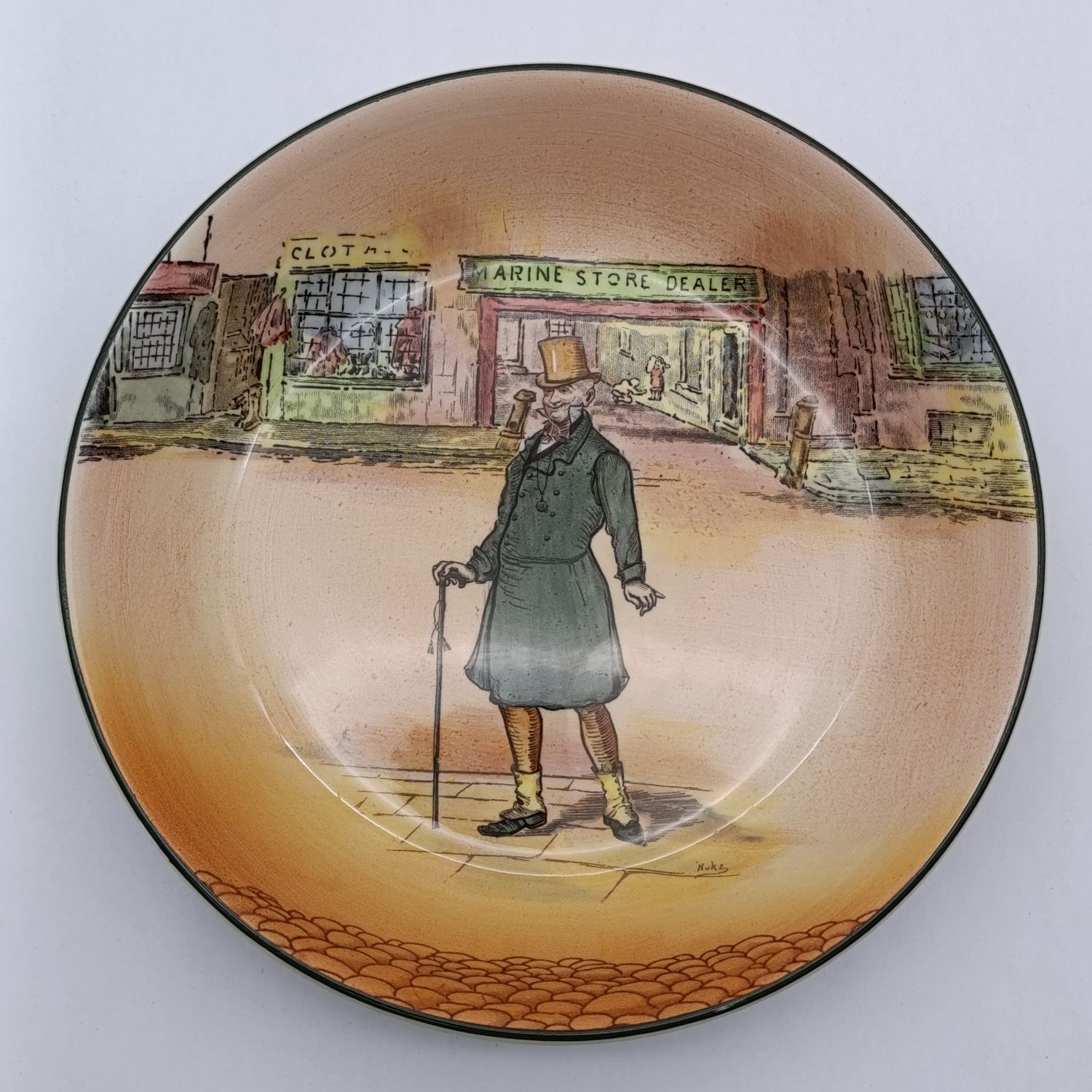 Royal Doulton Dickens-ware Mr Micawber porcelain bowl