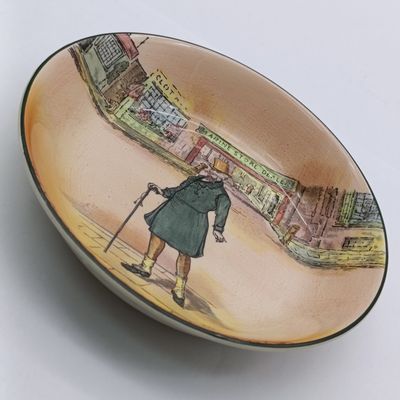 Royal Doulton Dickens-ware Mr Micawber porcelain bowl